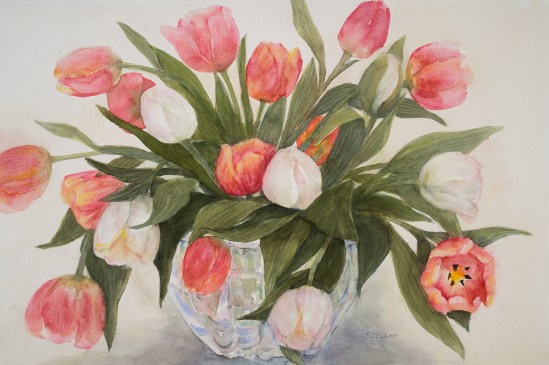 Twirling Tulips